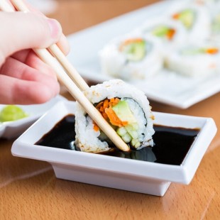 GET 025-W Water Lily 2 oz. White Melamine Sauce Dish - 24/Case