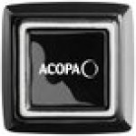 Acopa 4 oz. Glossy Black Square Stoneware Sauce Cup - 36/Case Acopa 4 oz. Glossy Black Square Stoneware Sauce Cup - 36/Case
