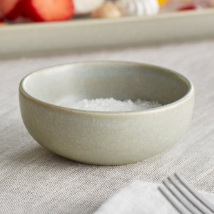 Acopa Pangea 2.5 oz. Ash Gray Matte Porcelain Ramekin - 36/Case Acopa Pangea 2.5 oz. Ash Gray Matte Porcelain Ramekin - 36/Case