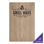 Menu Solutions WDPIX-A Weathered Walnut 5 1/2 Menu Solutions WDPIX-A Weathered Walnut 5 1/2