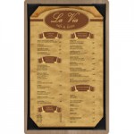 Menu Solutions WDPIX-A Weathered Walnut 5 1/2 Menu Solutions WDPIX-A Weathered Walnut 5 1/2
