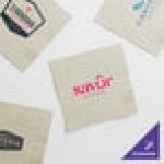 Choice Ecru / Ivory 2-Ply Customizable Beverage / Cocktail Napkin - 1,000/Case