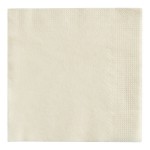 Choice Ecru / Ivory 2-Ply Customizable Beverage / Cocktail Napkin - 1,000/Case