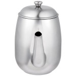 Vollrath 46596 Orion 68 oz. Mirror-Finished Stainless Steel Coffee / Tea Pot