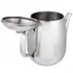 Vollrath 46596 Orion 68 oz. Mirror-Finished Stainless Steel Coffee / Tea Pot