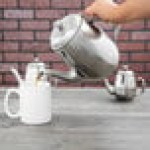 Vollrath 46596 Orion 68 oz. Mirror-Finished Stainless Steel Coffee / Tea Pot