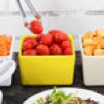 TableCraft CW4024Y Contemporary Collection Yellow 1 Qt. Straight Sided Bowl TableCraft CW4024Y Contemporary Collection Yellow 1 Qt. Straight Sided Bowl