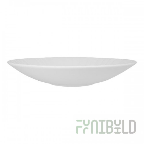 Steelite Distinction Alina 48 oz. White Embossed Gourmet Deep Coupe Bowl - 6/Case