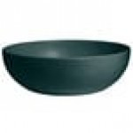 G.E.T. Enterprises BRD18FT Bugambilia 15.9 Qt. Classic Textured Finish Forest Green Resin-Coated Aluminum Extra Large Deep Round Bowl
