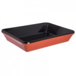 Carlisle 8920406 Designer Displayware Mosaic Black and Terra Cotta 14
