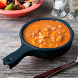GET HSB-112-TB Texas Blue 12 oz. Bowl with Handle - 24/Case