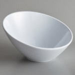 GET B-782-CM Diamond Harvest San Michele 14 oz. Crimson Slanted Melamine Bowl - 12/Case