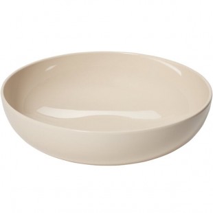 GET B-46-MA Settlement 1.7 Qt. Manila Melamine Serving Bowl - 12/Case