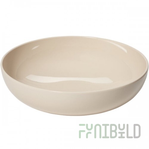GET B-46-MA Settlement 1.7 Qt. Manila Melamine Serving Bowl - 12/Case
