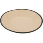 GET B-420-TP Pottery Market 1.3 Qt. Matte Speckled Brown Melamine Salad / Pasta Bowl - 12/Pack