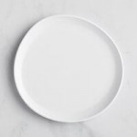 GET Enterprises B-4500-LG Riverstone 28 oz. Light Gray Irregular Round Matte Melamine Serving Bowl - 12/Pack
