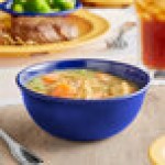 Acopa Foundations 15 oz. Blue Melamine Nappie Bowl - 12/Case