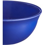 Acopa Foundations 15 oz. Blue Melamine Nappie Bowl - 12/Case