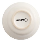 Acopa 7.25 oz. Ivory (American White) Rolled Edge Stoneware Bouillon Cup - 36/Case