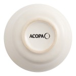 Acopa 7.25 oz. Ivory (American White) Rolled Edge Stoneware Bouillon Cup - 36/Case