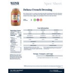 Ken's Foods 1 Gallon Deluxe French Dressing - 4/Case