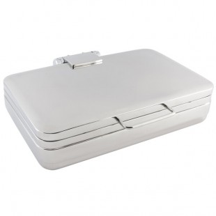 Bon Chef 20307NG 8 Qt. Stainless Steel Hinged Top Full Size Induction Chafer Bon Chef 20307NG 8 Qt. Stainless Steel Hinged Top Full Size Induction Chafer