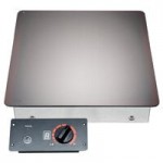 Bon Chef 20307NG 8 Qt. Stainless Steel Hinged Top Full Size Induction Chafer