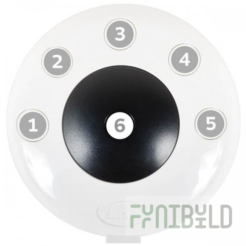 LRS Pronto Six Button Push-For-Service Transmitter