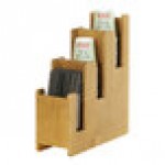 Cal-Mil Madera Wood 3-Tier Cup / Lid Organizer 23187-99