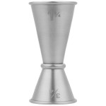 American Metalcraft JG2A 0.75 oz. & 1.25 oz. Stainless Steel Japanese Style Jigger American Metalcraft JG2A 0.75 oz. & 1.25 oz. Stainless Steel Japanese Style Jigger