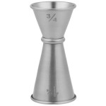 American Metalcraft JG2A 0.75 oz. & 1.25 oz. Stainless Steel Japanese Style Jigger American Metalcraft JG2A 0.75 oz. & 1.25 oz. Stainless Steel Japanese Style Jigger