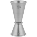 American Metalcraft JG2A 0.75 oz. & 1.25 oz. Stainless Steel Japanese Style Jigger American Metalcraft JG2A 0.75 oz. & 1.25 oz. Stainless Steel Japanese Style Jigger