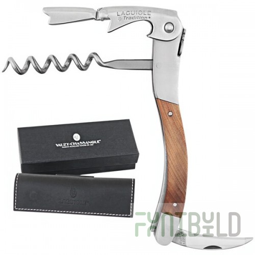 Laguiole Tradition Juniper Wood Waiter's Corkscrew 3442