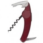 Franmara 3270-03 Grenouille Waiter's Corkscrew with Curved Burgundy Handle