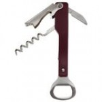 Franmara 2018-03 Wine Steward's Waiter's Customizable Corkscrew with Burgundy Handle