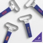 Franmara Ahh Super! Chrome-Plated Two-Prong Customizable Cork Extractor with Dark Blue Sheath 2125-05