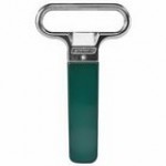 Franmara Ahh Super! Chrome-Plated Two-Prong Customizable Cork Extractor with Dark Blue Sheath 2125-05