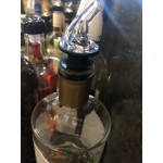 Precision Pours 114 H CL 1.25 oz. Crystal Clear Heavy Cork Measured Liquor Pourer - 12/Pack
