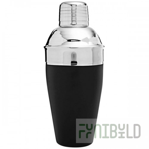 Franmara Tavern 18 oz. Soft Grip Cobbler Cocktail Shaker 8406B BXR