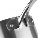 Vollrath 49430 Miramar® Display Cookware 1 Qt. Stainless Steel Sauce Pan / Butter Warmer