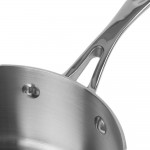 Vollrath 49430 Miramar® Display Cookware 1 Qt. Stainless Steel Sauce Pan / Butter Warmer