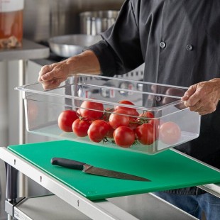 Vigor Full Size Clear Polycarbonate Food Pan - 6 Vigor Full Size Clear Polycarbonate Food Pan - 6
