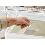 Baker's Lane 12.6 Gallon / 200 Cup Clip-In Shelf Ingredient Bin with Flip Lid, Label Sheet, and Scoop Baker's Lane 12.6 Gallon / 200 Cup Clip-In Shelf Ingredient Bin with Flip Lid, Label Sheet, and Scoop