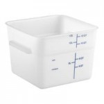 Carlisle 18 Qt. Allergen-Free Clear Square Polycarbonate Food Storage Container Carlisle 18 Qt. Allergen-Free Clear Square Polycarbonate Food Storage Container