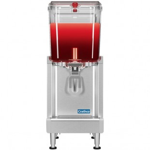 Crathco Single 4.75 Gallon Bowl Premix Cold Beverage Dispenser with Agitation Function and BPA-Free Lid Crathco Single 4.75 Gallon Bowl Premix Cold Beverage Dispenser with Agitation Function and BPA-Free Lid