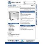 Beverage-Air WTF36AHC-FLT 36