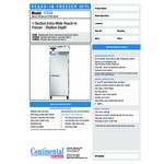 Continental Refrigerator 1FESN 28 1/2 Continental Refrigerator 1FESN 28 1/2