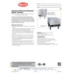 Scratch and Dent Hatco C-13 Compact Booster Water Heater - 240V, 1 Phase, 13.5 kW Scratch and Dent Hatco C-13 Compact Booster Water Heater - 240V, 1 Phase, 13.5 kW