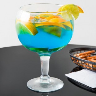 Libbey Super Stems 53 oz. Customizable Super Schooner / Fish Bowl Glass - 6/Case Libbey Super Stems 53 oz. Customizable Super Schooner / Fish Bowl Glass - 6/Case