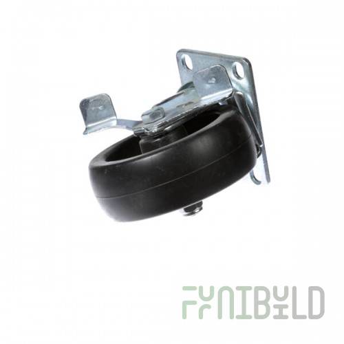 Delfield 3234180 Caster,4,Plate,Swvl,Brk,
